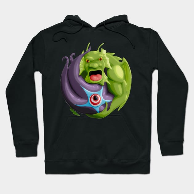 Starro vs Fin Fang Foom Hoodie by Dynamic Duel